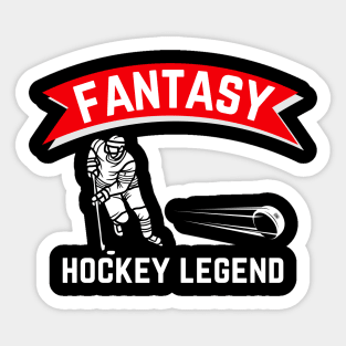 Fantasy Hockey Legend Sticker